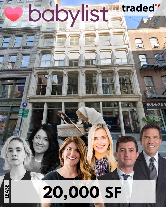 Natalie Gordon's Babylist Signs 10-Year Lease At 477 Broadway In SoHo Manhattan