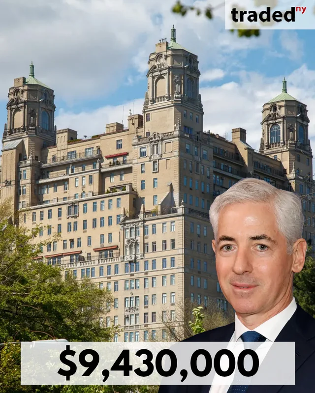 Bill Ackman Sells Co-Op At 211 Central Park West For $9.43M In Upper West Side