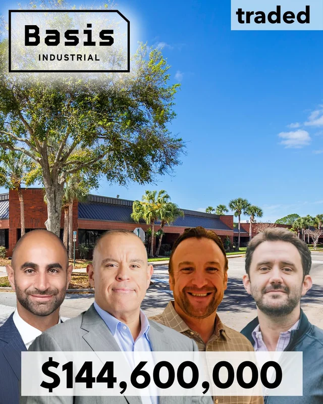 Basis Industrial Acquires Industrial Assets From Luke Colbert For $144.6 Million In Florida