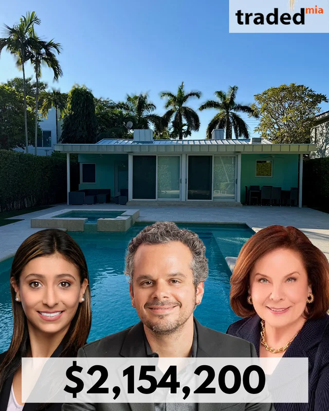 Udo & Cornelia Heckenbach Sell Single Family Home In Miami Beach For $2.15M With Representatives