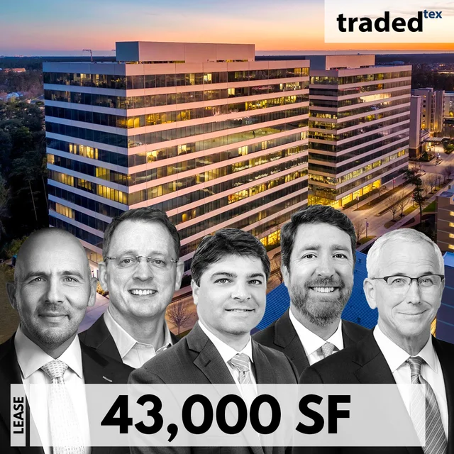 Mark Butts Of CB&I Leases 43000 Square Feet At 1725 Hughes Landing Boulevard In The Woodlands