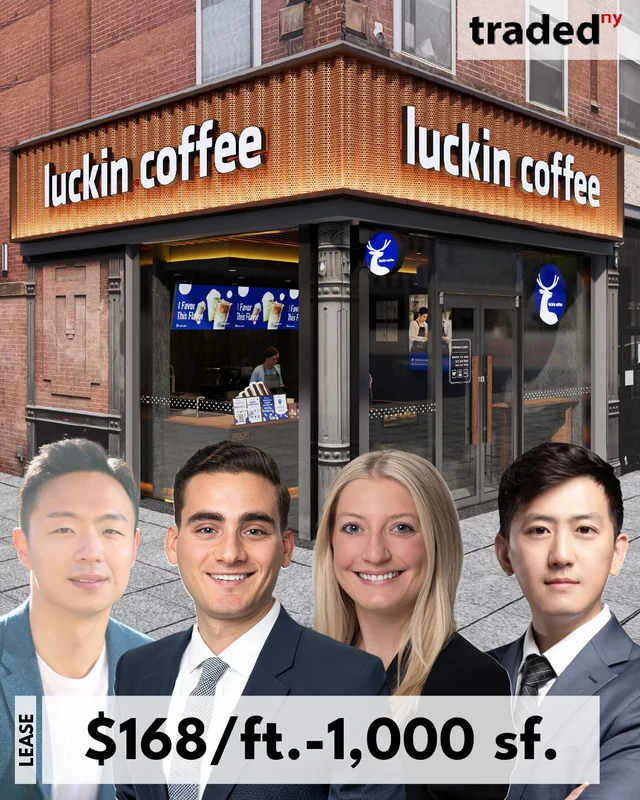 Meng Tsai Leases Retail Space To Luckin Coffee At 221 Grand Street In Manhattan