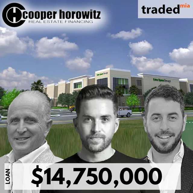 David Horowitz, Jordan Horowitz & Michael Horowitz Of Cooper Horowitz Secures $14.75M Construction Loan For Self Storage In Boynton Beach