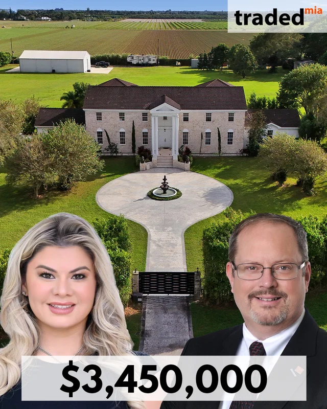 Alex Gonzalez Purchases Single Family Home From Gerardo Guarch In Miami For $3.45M