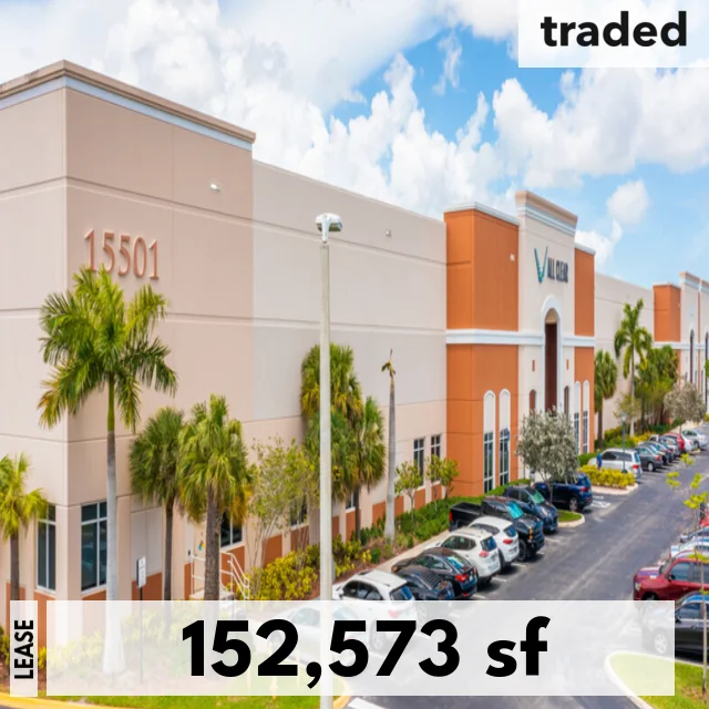 Ryder Logistics Leases 152573 Square Feet At 15501 SW 29th St In Miramar Florida