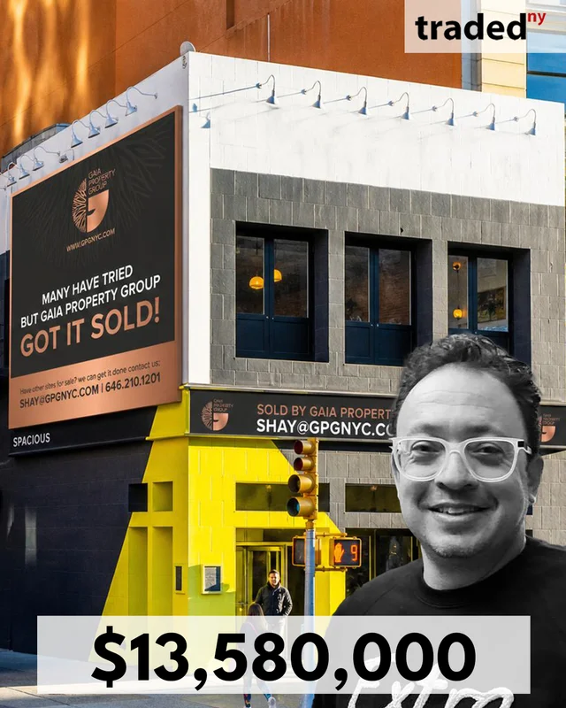 Aaron Stark Acquires Corner Development Site At 34 Union Square East For $13.58M With Shay Zach's Representation