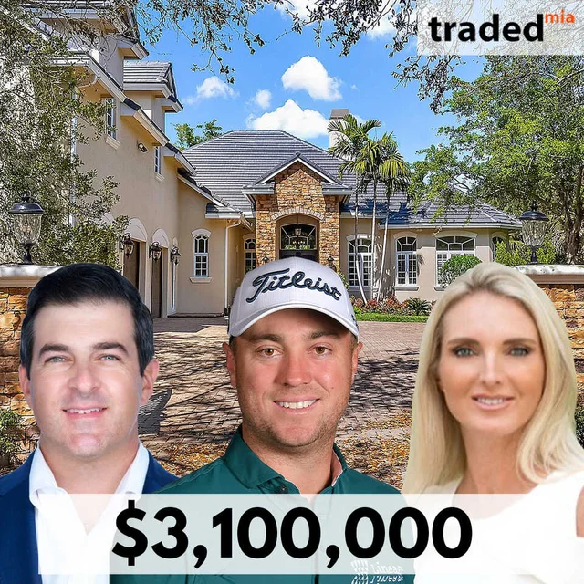 Justin Thomas Sells South Florida SFR In Jupiter For $3.1M With Buyer's Rep Kathryn Lomax & Seller's Rep John DelPrete