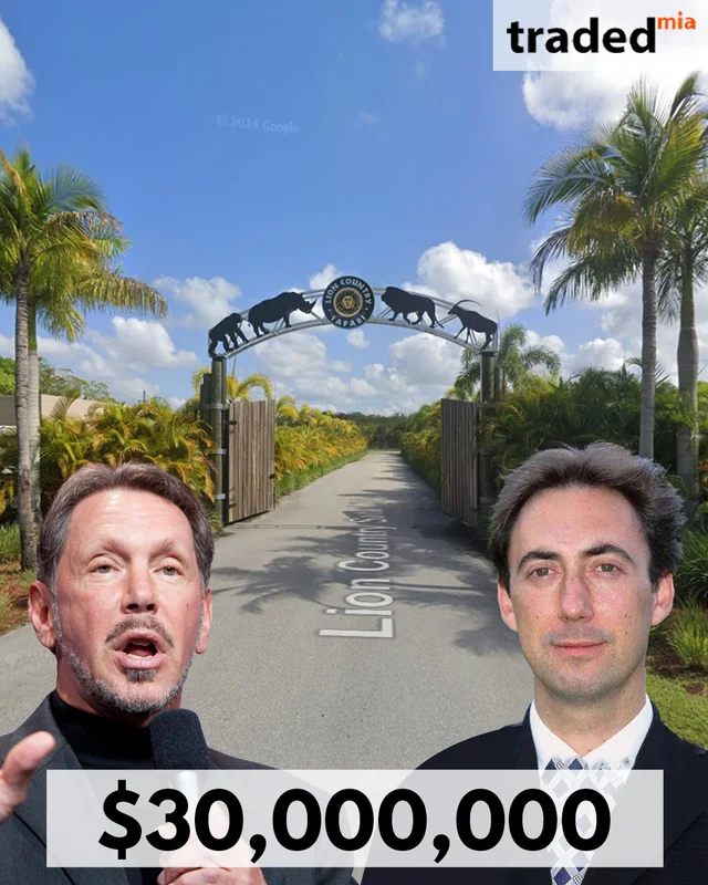 Larry Ellison Acquires 254-Acre Lion Country Safari In Loxahatchee For $30M From Charles Koppel
