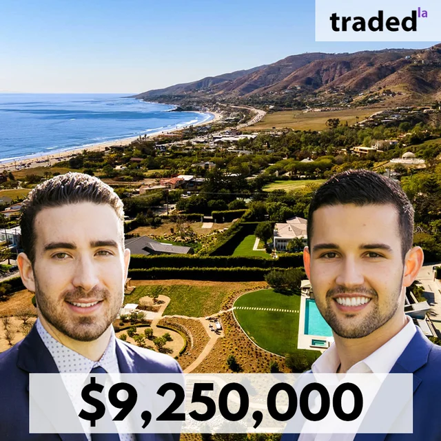 Ryan Jancula & Trevor Montano Acquires SFR In Malibu For $9.25M