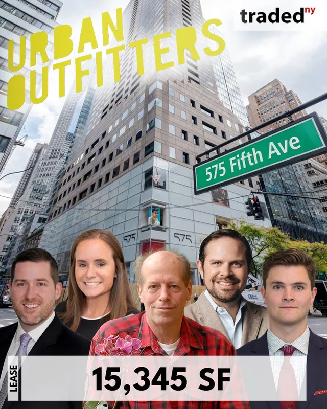 Urban Outfitters Leases 15,345 Square Feet At 575 Fifth Avenue With Cushman & Wakefield As Brokers