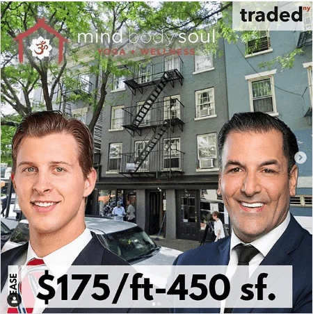 Mind Body &amp; Soul Yoga Leases Retail Space In West Village At 304 West 11th St. From @9300Realty