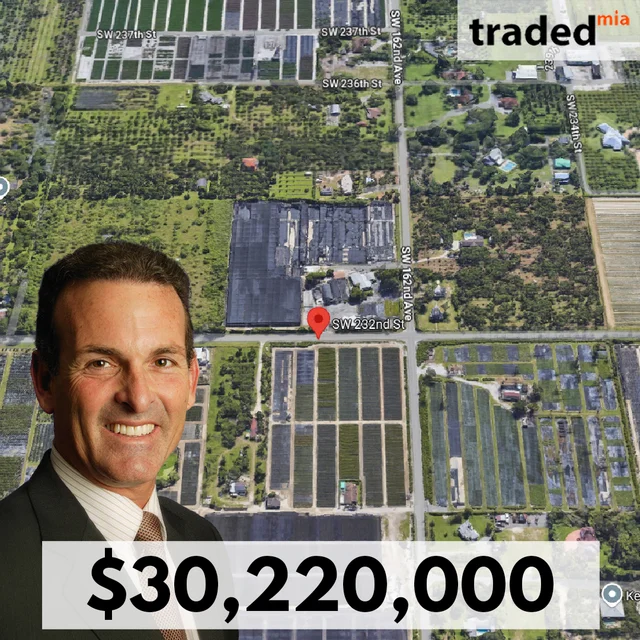 Stuart Miller Of Lennar Acquires 18.5 Acres Development Site In Goulds For $30.22M