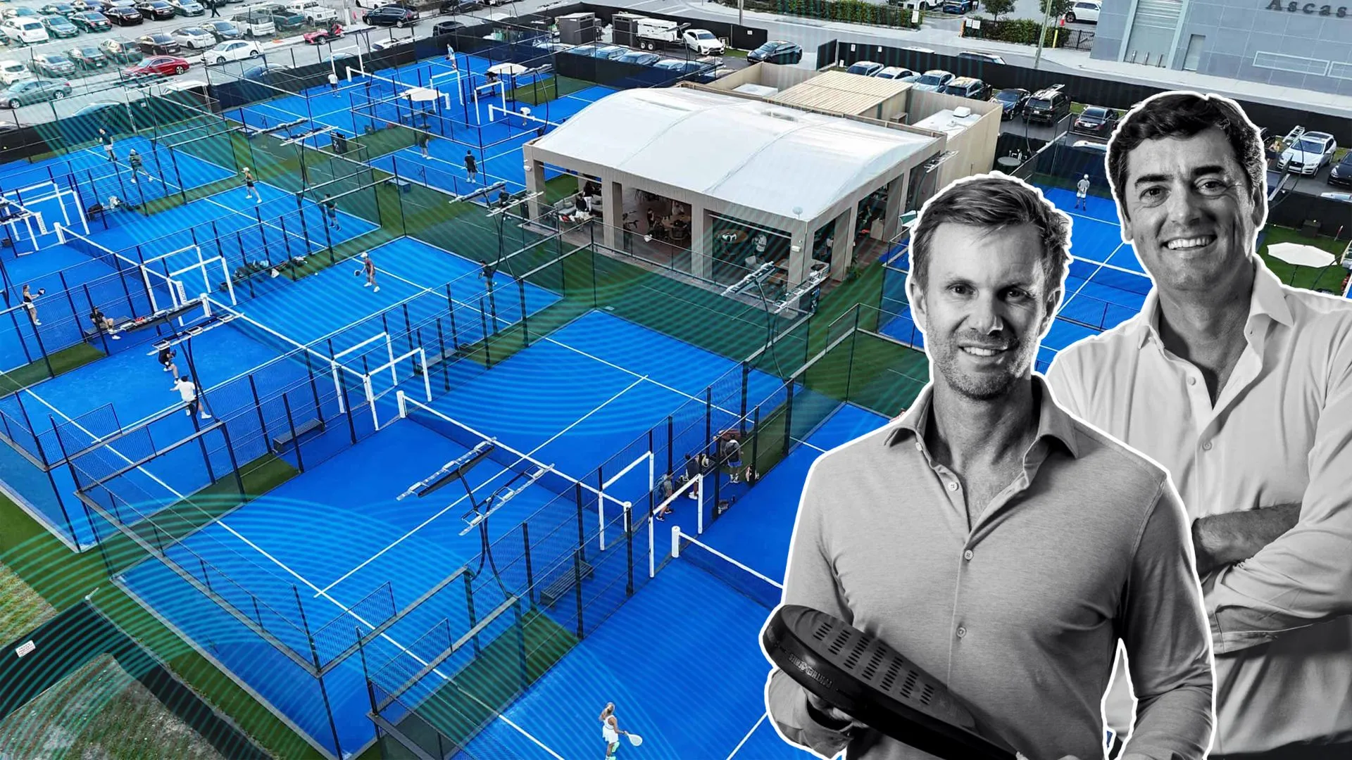 Miami Beach & Padel X Team for 39K-SF Rooftop Court Project