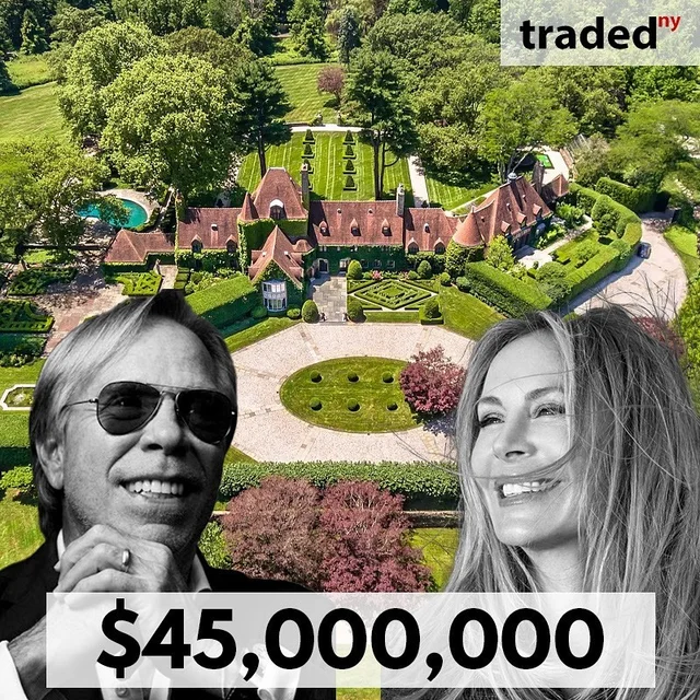 Tommy Hilfiger & Dee Ocleppo Hilfiger Sell 13,344 SF SFR In Greenwich, CT For $45M