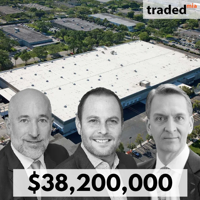 Ali And Faisal Ahmed Purchase 190707 Square Foot Warehouse In Miami Lakes From Bruce Flatt For $38.2M