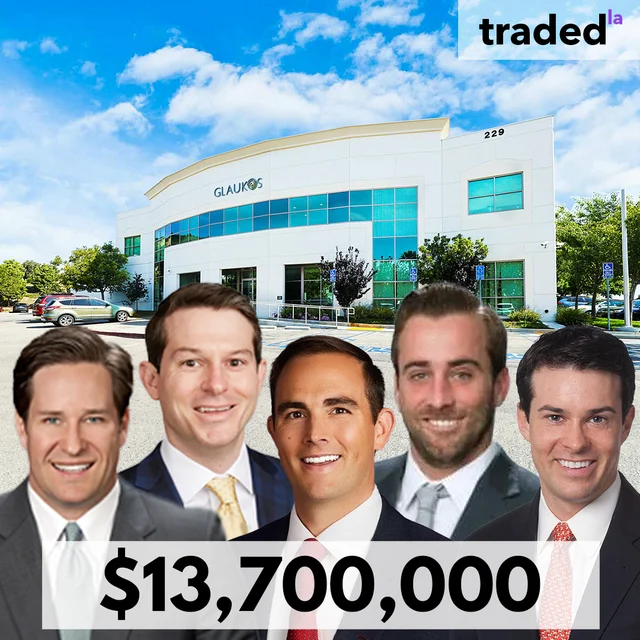 BlackHawk Property Holdings Acquires Former Glaukos Corp. HQ In San Clemente For $13.7M