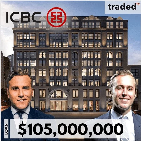 Andrew Roos, Michael T. Cohen & Robert Getreu Refinance Office Property In Flatiron District For $34M - Apple Bank For Savings Loaned