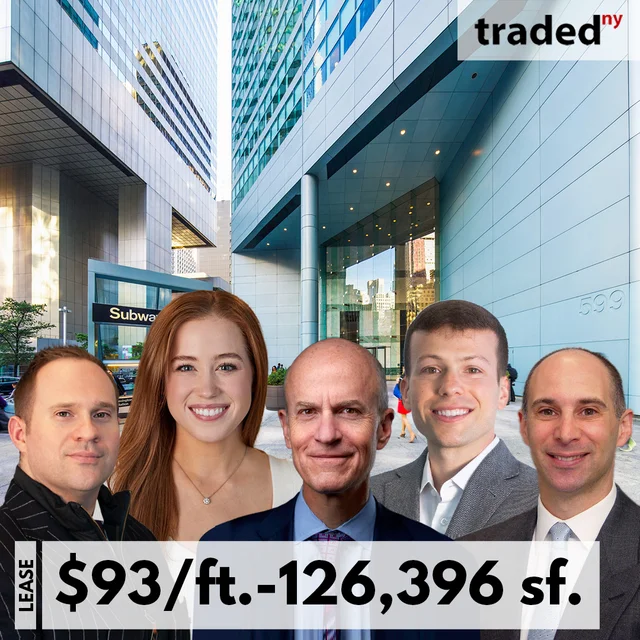 TD Cowen Extends Lease At 599 Lexington Avenue In Midtown Manhattan