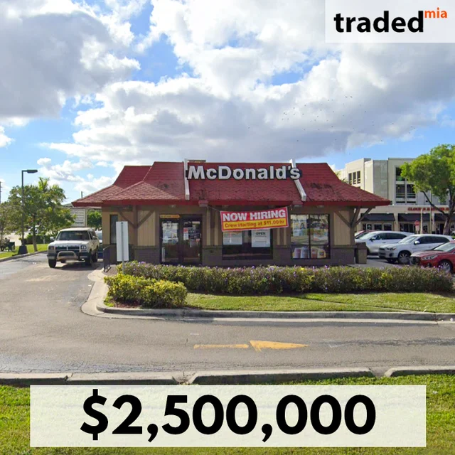 Joseph M. Erlinger & Mahrukh Hussain Acquire Restaurants Property In Hollywood,FL For $2.5M