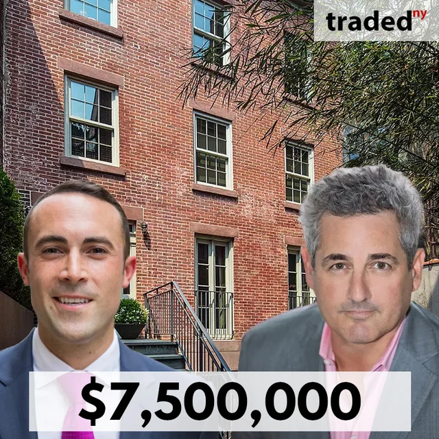 Sotheby's Brokers Jeremy Stein & Marc Fichera Facilitate $7.5M Sale Of West Village SFR
