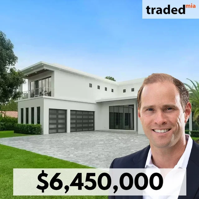 Scott Hazard Acquires Pinecrest Single Family For $6.45M With Buyer's Rep Gloria Arango & Seller's Rep Michael Martinez