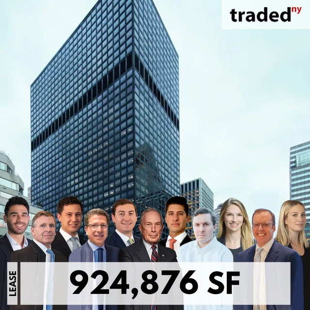 Michael Bloomberg Expands Lease At SL Green Realty's 919 Third Avenue To 924,876 Square Feet