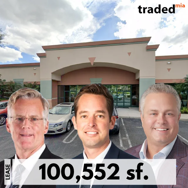 Nick Westfall Of VITAS Healthcare Leases Office Space At 3140 Executive Way In Miramar