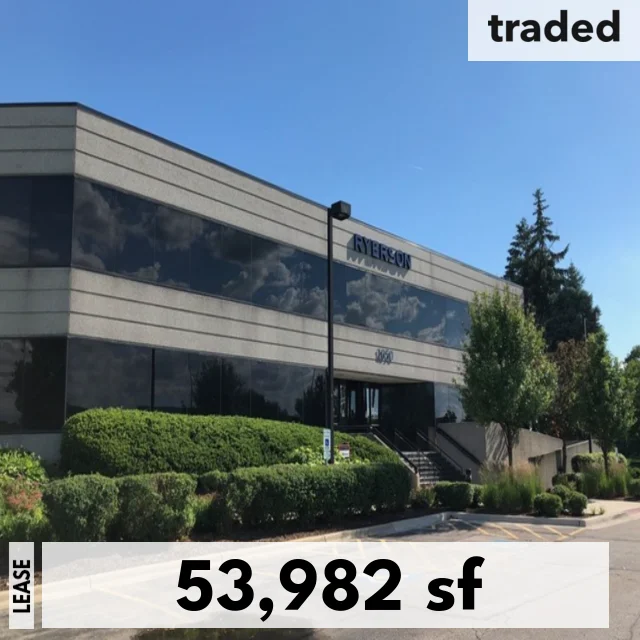 Joseph T. Ryerson & Co. Leases 53982 Square Feet At 1050 Warrenville Rd Lisle From Marc Realty