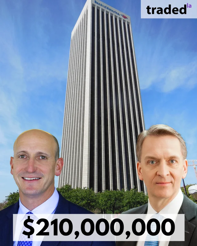 Mike Gitlin Of Capital Group Acquires Bank Of America Plaza From Bruce Flatt Of Brookfield For $210M