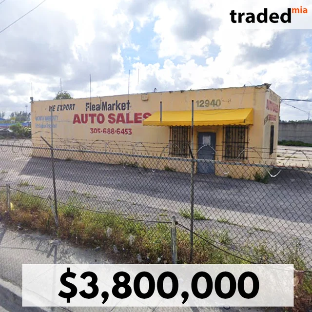 Ryan Hanks Acquires Automotive Property In Opa Locka, FL From David Cloran For $3.8M