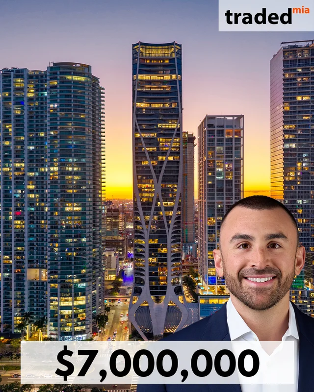 Isaac Malagon Of One Sotheby’s International Realty Represents Sale Of Miami Condo For $7M