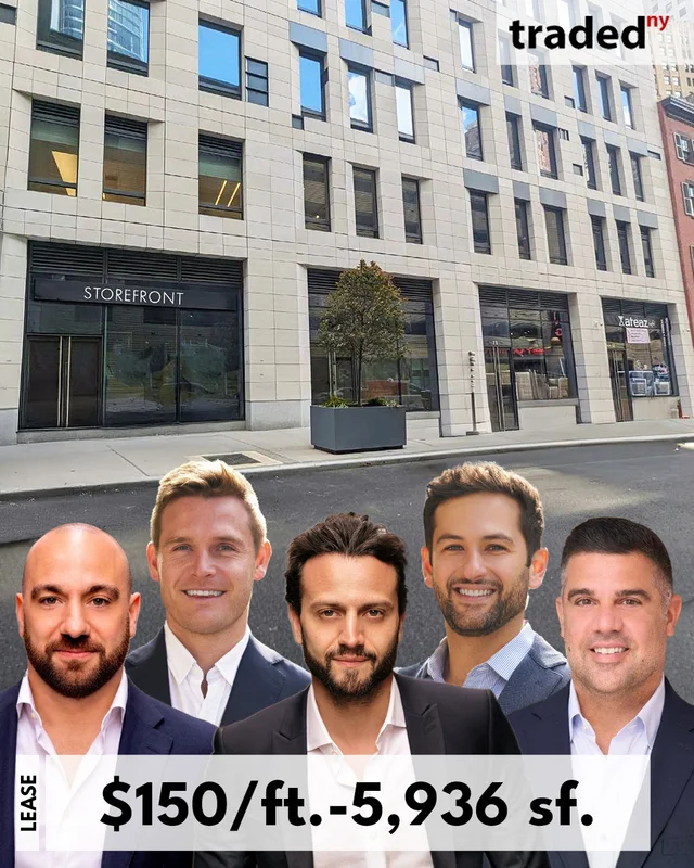 KidStrong & FS8 Sign 10 Year Lease At 77 Greenwich Street With Landlord's Representatives From Atlantic Retail