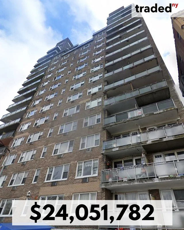 David Brecher Acquires Multi-Family Property At 1384 Riverside Drive From Vincent Garrow For $24.05M