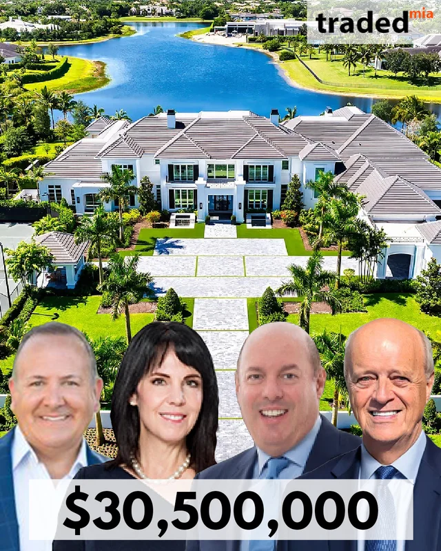 David And Stephanie Fultz Acquire Single Family Home From Dan Dagesse For $30.5M In Delray Beach
