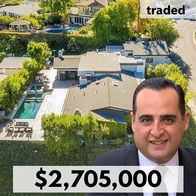 David Eli Acquires Encino SFR On Westfall Drive For $2.7M