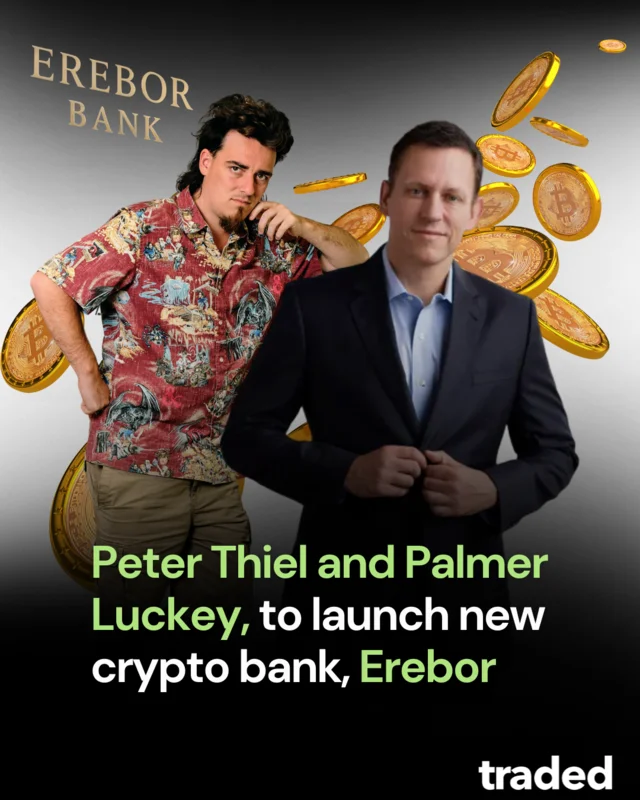 Erebor Proposes Crypto-Focused U.S. Bank With Support From Thiel And Lonsdale