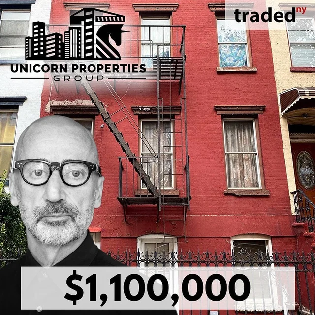 Unicorn Properties Group Acquires Multifamily Property In Williamsburg, Brooklyn For $1.1M