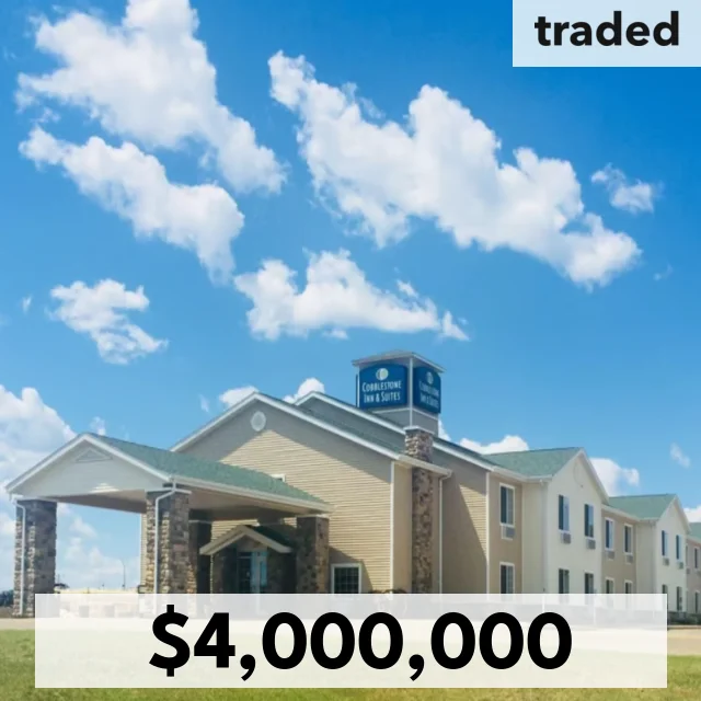 Zipper Enterprises Inc Sells Cobblestone Hotel & Suites In Killdeer For $4 Million