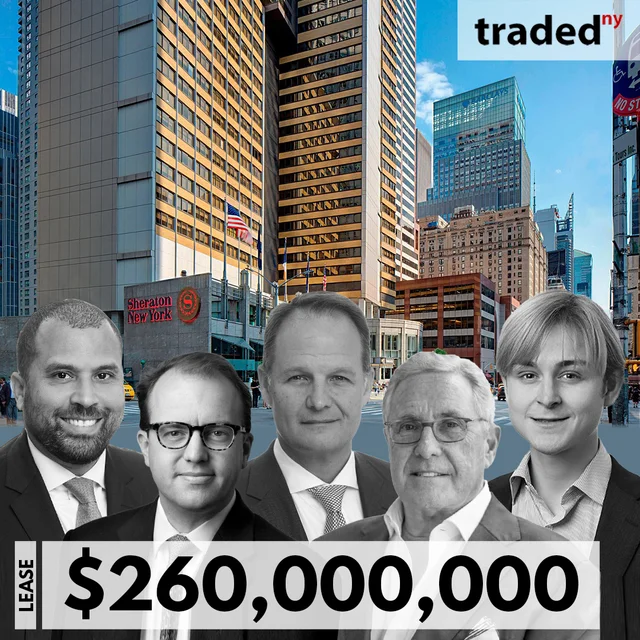 MCR Hotels, Island Capital Group, And JLL Secure $260M Refinance For Sheraton New York Times Square