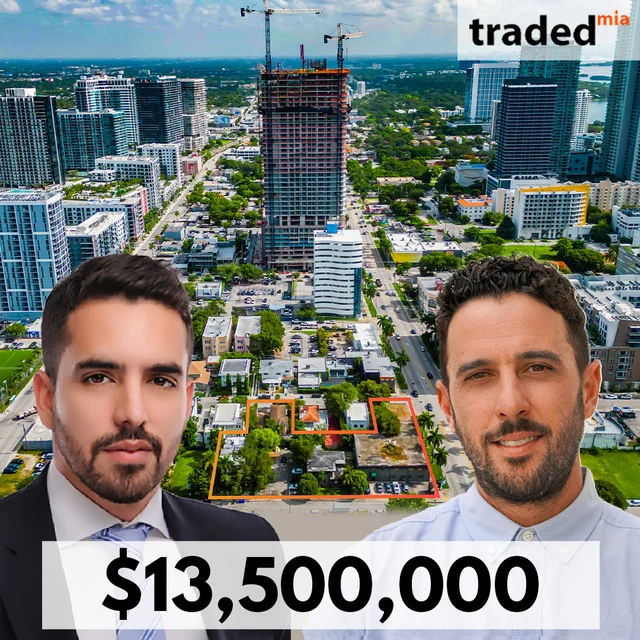 Gabriel Boano & Silvio Caprino Buy Development Site In Miami For $13.5M