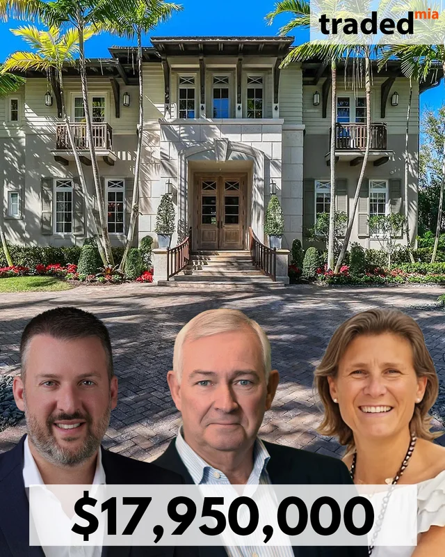 Gables Balada LLC Acquires Coral Gables Single Family Home From Alain Monie For $17.95M