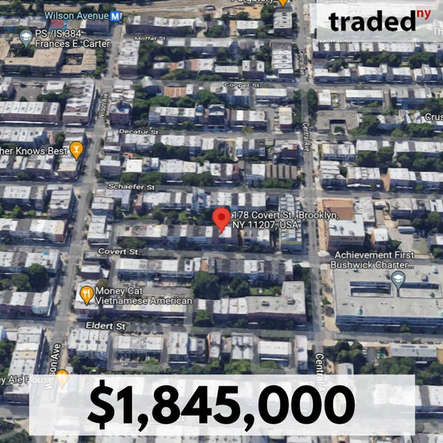 Greenbrook Partners & Carlyle Group Acquire Multifamily Property On Covert Street In New York City For $1.8M