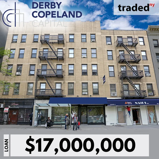 Derby Copeland Capital Closes $17M Acquisition & Renovation Loan For East Village Mixed-Use Property
