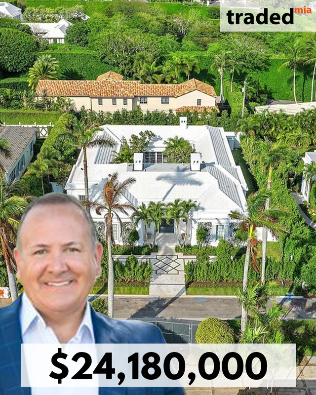 Michael Costello Of Compass Represents Buyer In Sale Of Palm Beach Home For $24.18M