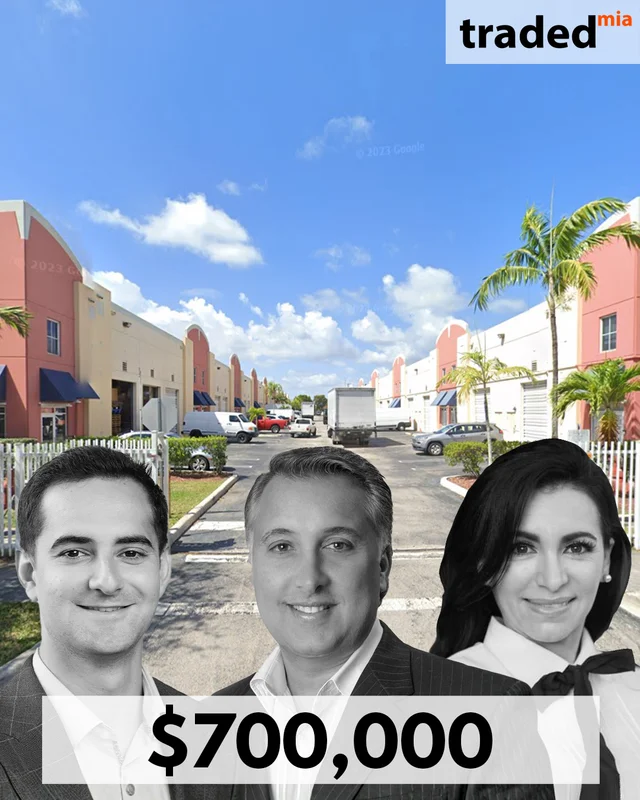 Marcos Turcios Purchases Industrial Asset In Doral For $700000 With Angela Prada As Buyer's Rep