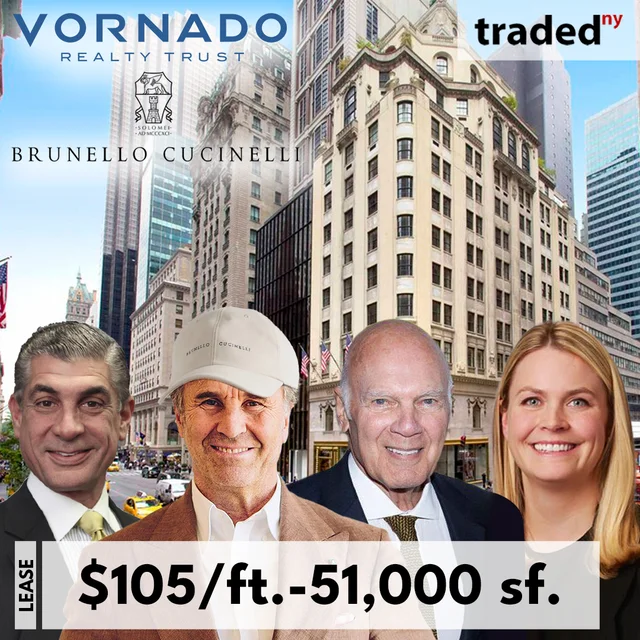 Brunello Cucinelli Expands Office Lease At 689 Fifth Avenue In Midtown Manhattan For 51,000 SF