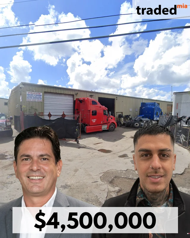 28M, LLC Acquires 10,200 Square Foot Industrial Warehouse In Medley From Francisco Gonzalez For $4.5M