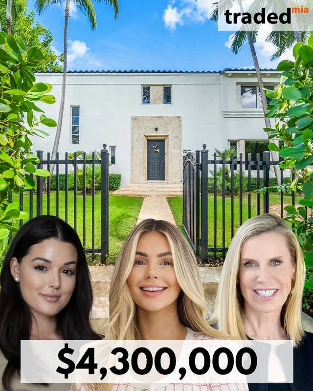 Alyssa Morgan & Stephanie Juckem Of The Inside Network Represent Buyer In Sale Of Miami Beach Home For $4.3M