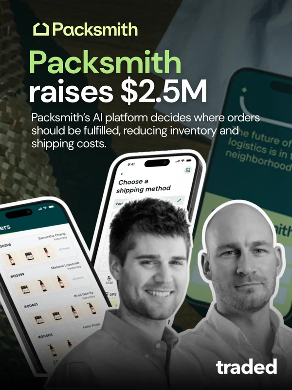 Packsmith Secures $2.5M In Pre-Series A Funding From Notable Investors