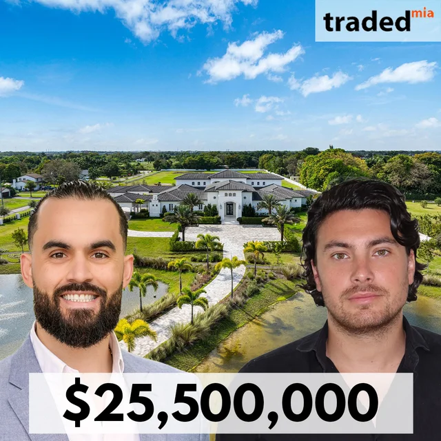 William Abreu Of Compass Represents Buyer In $25.5M Davie Single Family Sale